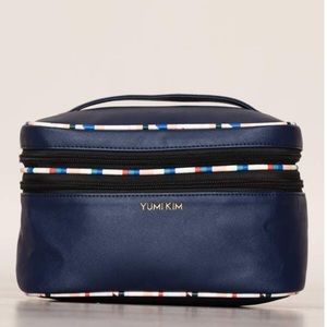 Yumi Kim navy train case (unused)